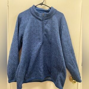 Stormpack blue pullover warm fleece lined size XXL